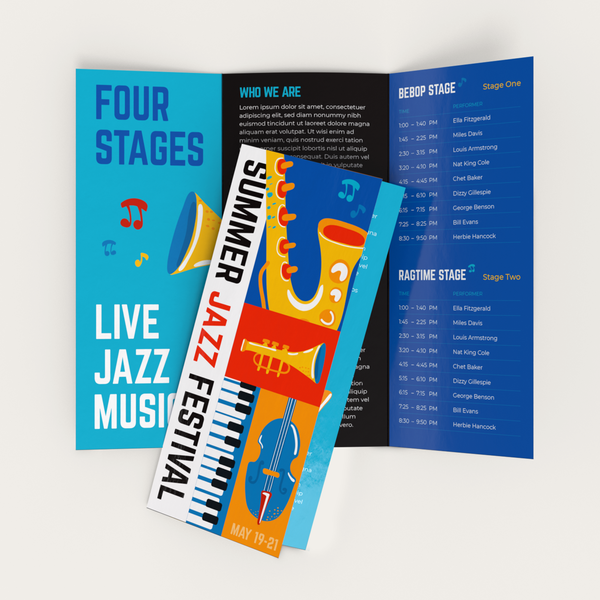 Trifold Brochure for Music School